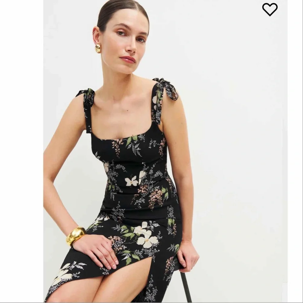 NWT Reformation Besse Midi Dress in Isabella Size 6 - Picture 2 of 4